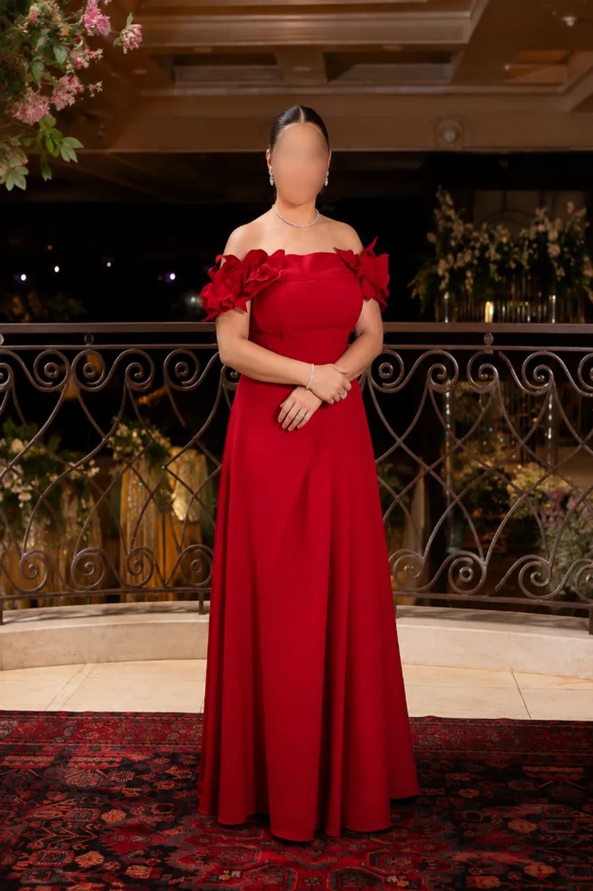 VESTIDO LONGO VERMELHO - RAQUEL DE QUEIROZ