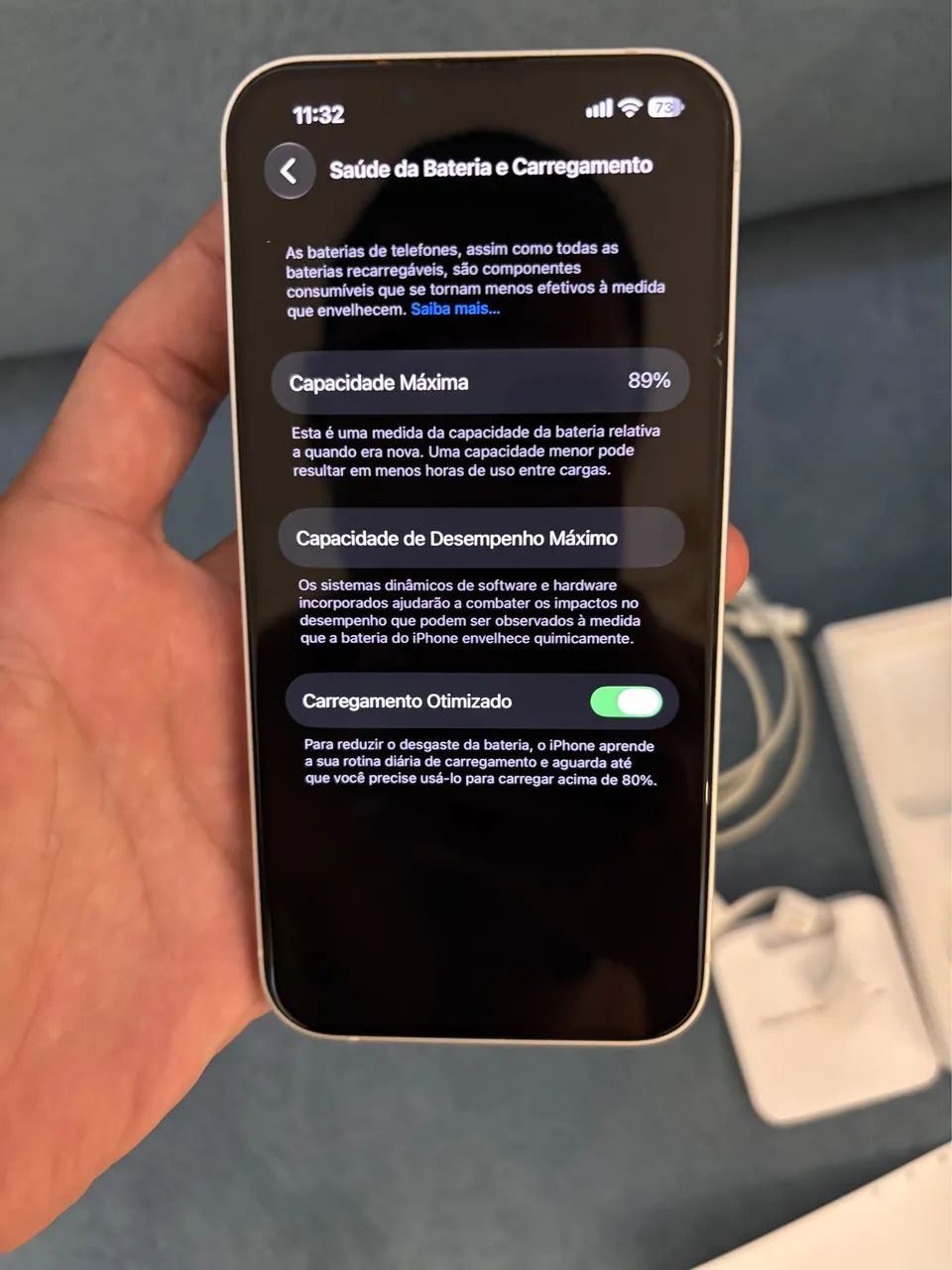 IPHONE 13 128GB COR ESTELAR - ESTADO DE NOVO! - Foto 4