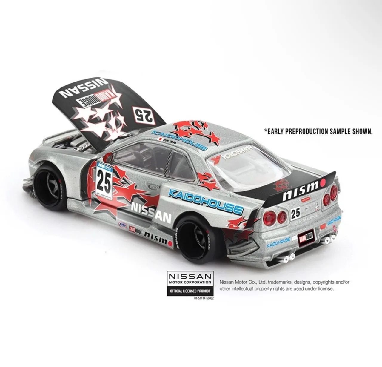 Mini GT x Kaido House Collab Factory Sealed Nissan Skyline GTR R34