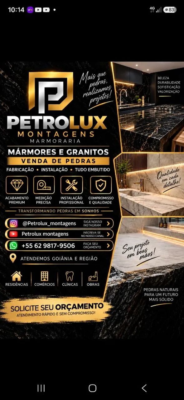 PetroLux Mármores e Granitos | Venda e Instalação
