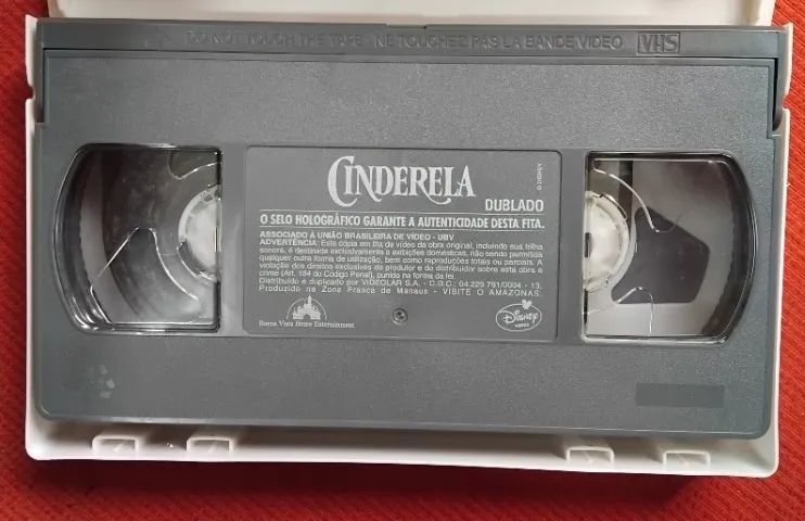 Fita VHS Disney Cinderela (Bom estado) - Foto 5