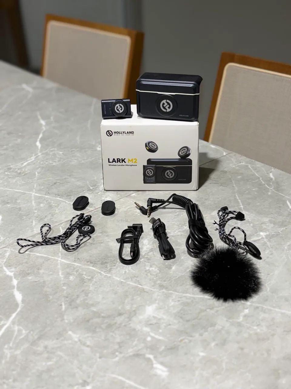 Microfone lapela hollyland lark m2