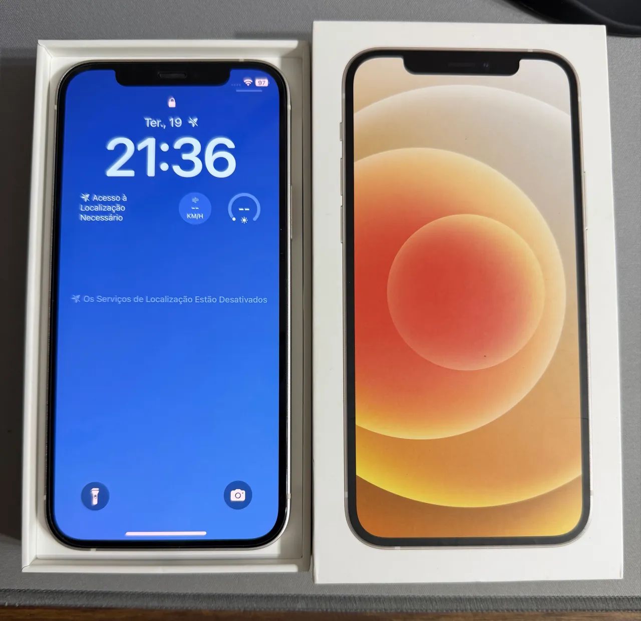 iPhone 12, white, 64gb, MGJ63BZ/A - Celulares e Smartphones