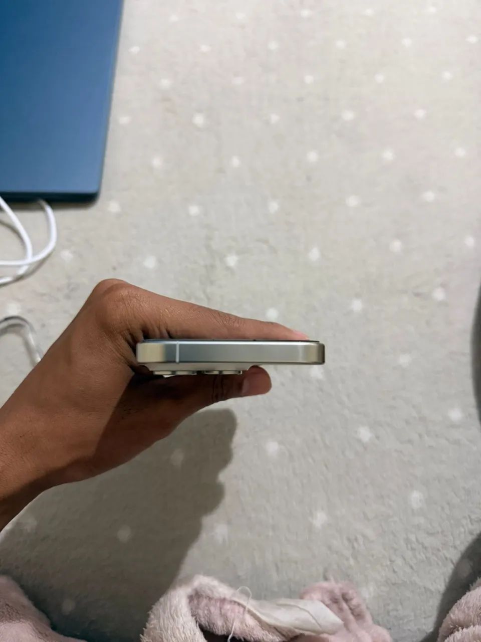 iPhone 15 Pro 128GB Branco ? Sem Marcas de Uso | Bateria 81% - Foto 5
