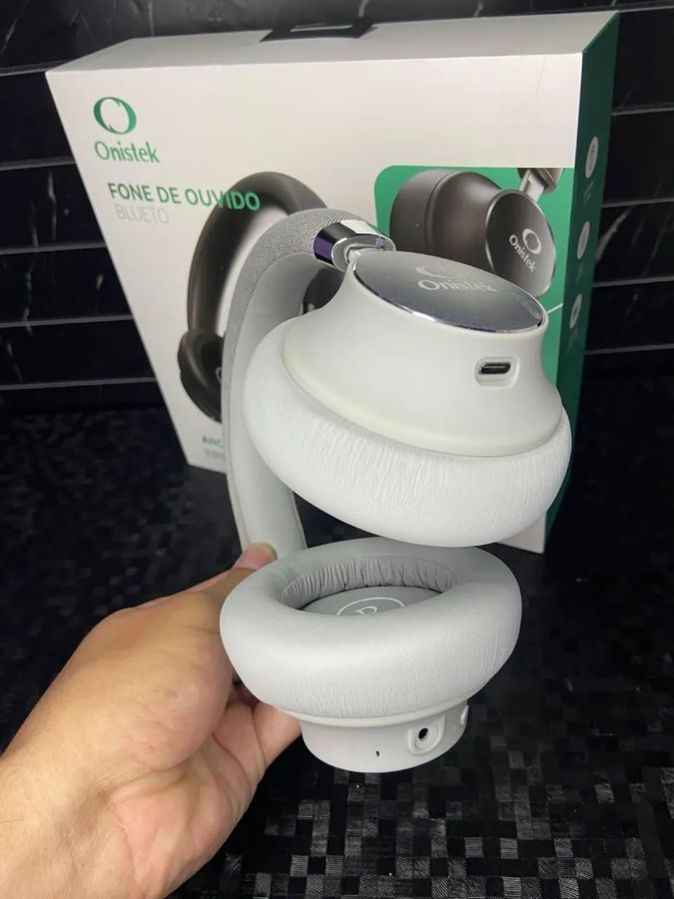 Headphone sem fio - com ANC e cancelamento de ruídos - entrega rápida  - Foto 2
