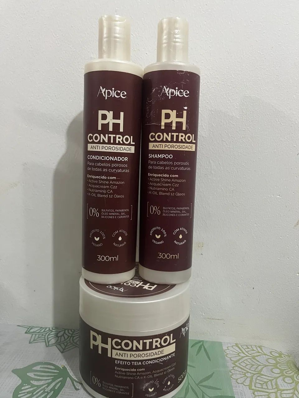 KIT ÁPICE SHAMPOO, CONDICIONADO E MASCARA Produto com avaria na embalagem