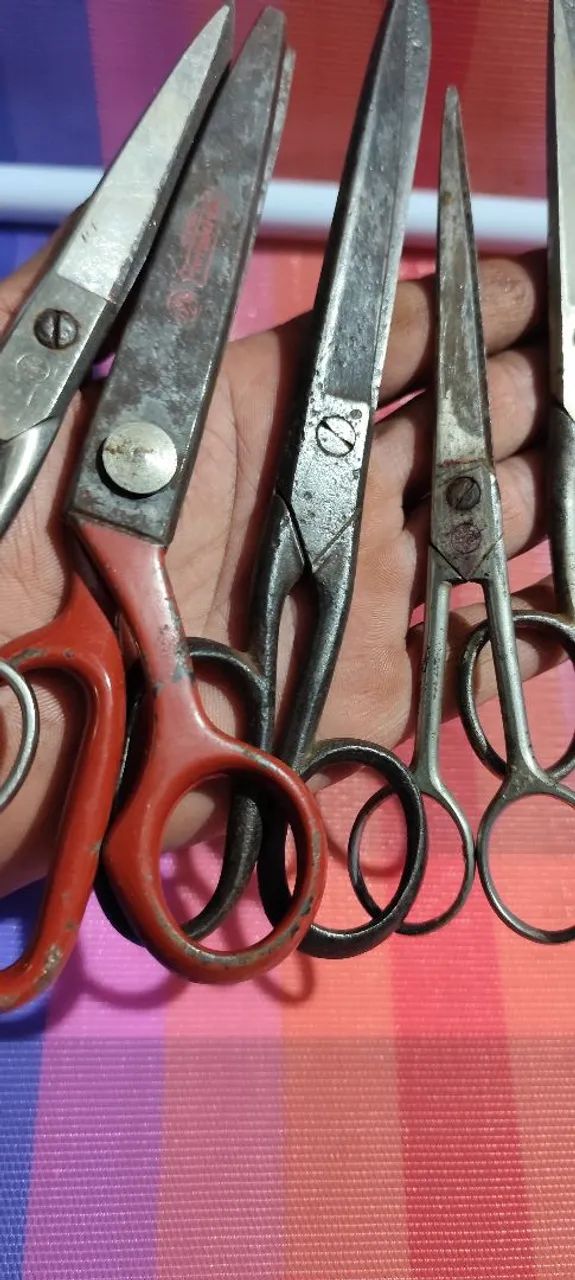 Tesouras antigas lote - Foto 4