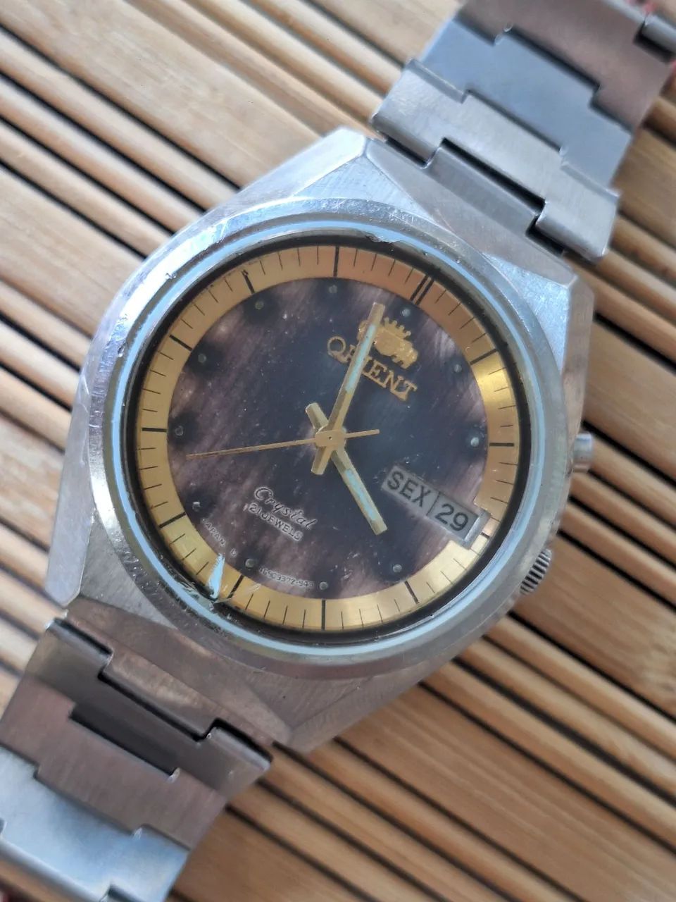 Relógio de Pulso Vintage Orient Crystal 21 Jewels - Foto 2