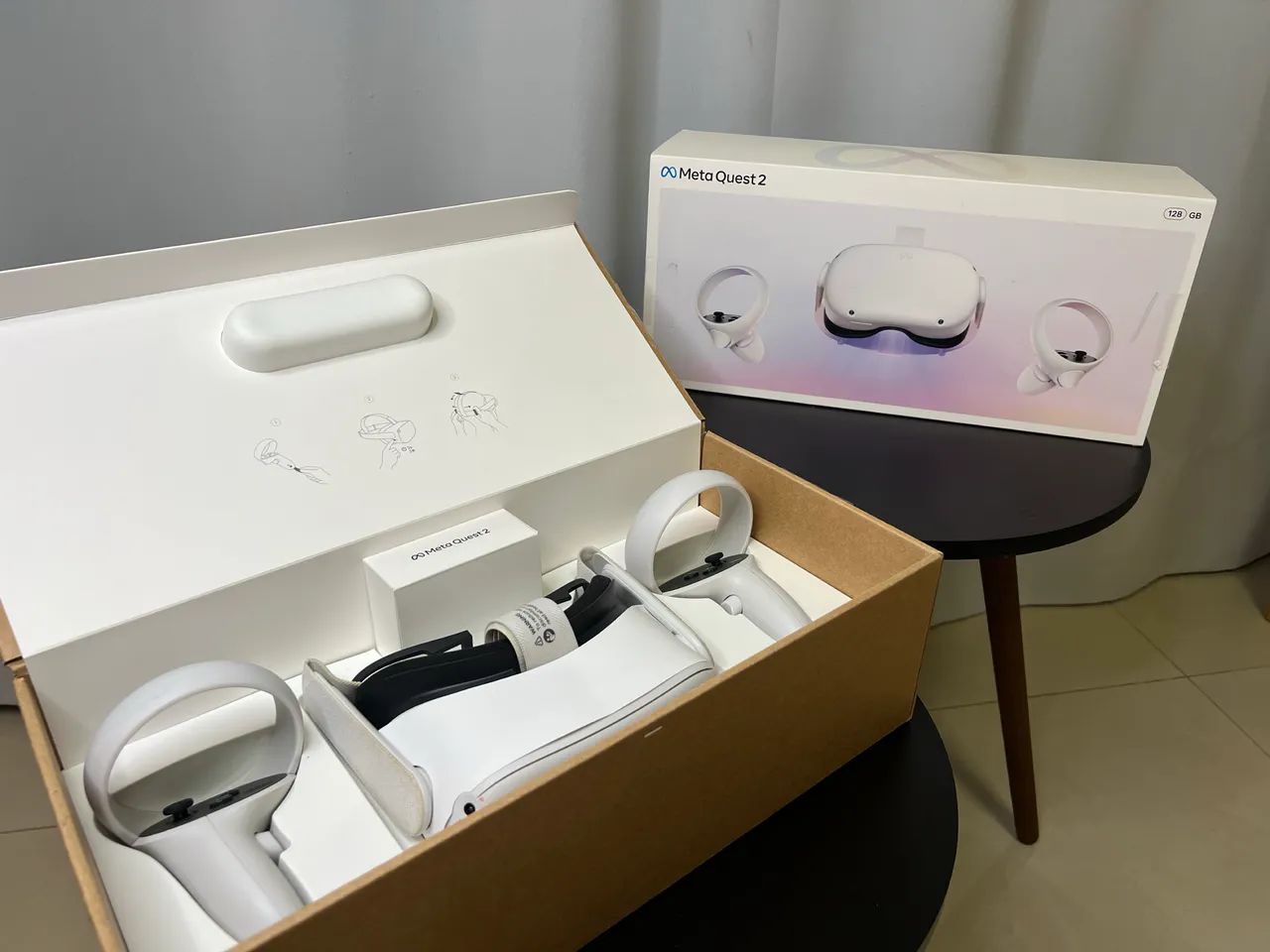 その他 128GB  Quest2 ( Quest2) Oculus Vr Meta Quest 2 128gb Realidade Virtual + 2 Controles