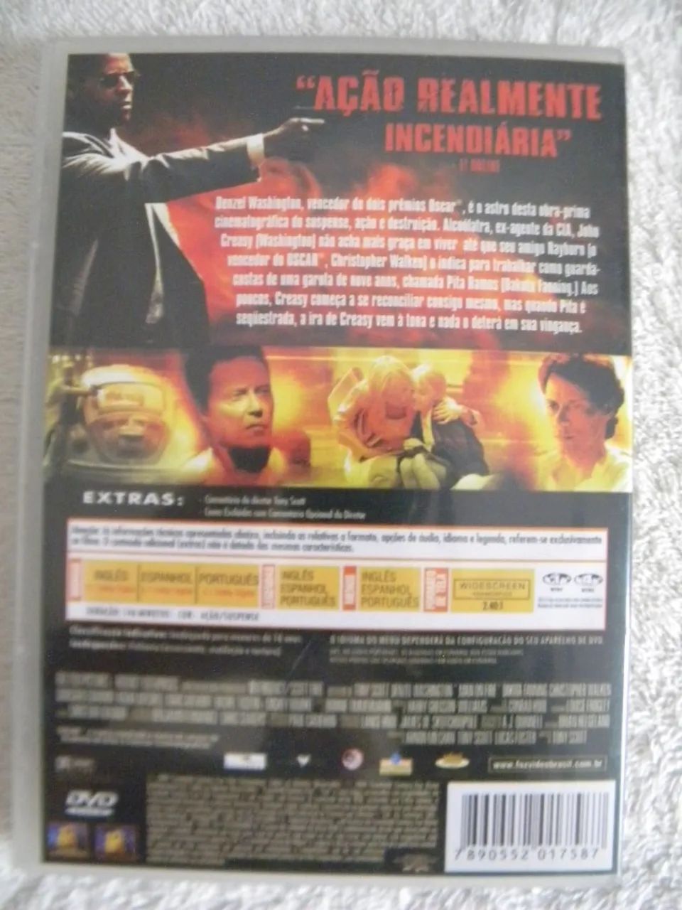 Dvd Chamas da Vingança (Denzel Washington). - Foto 5