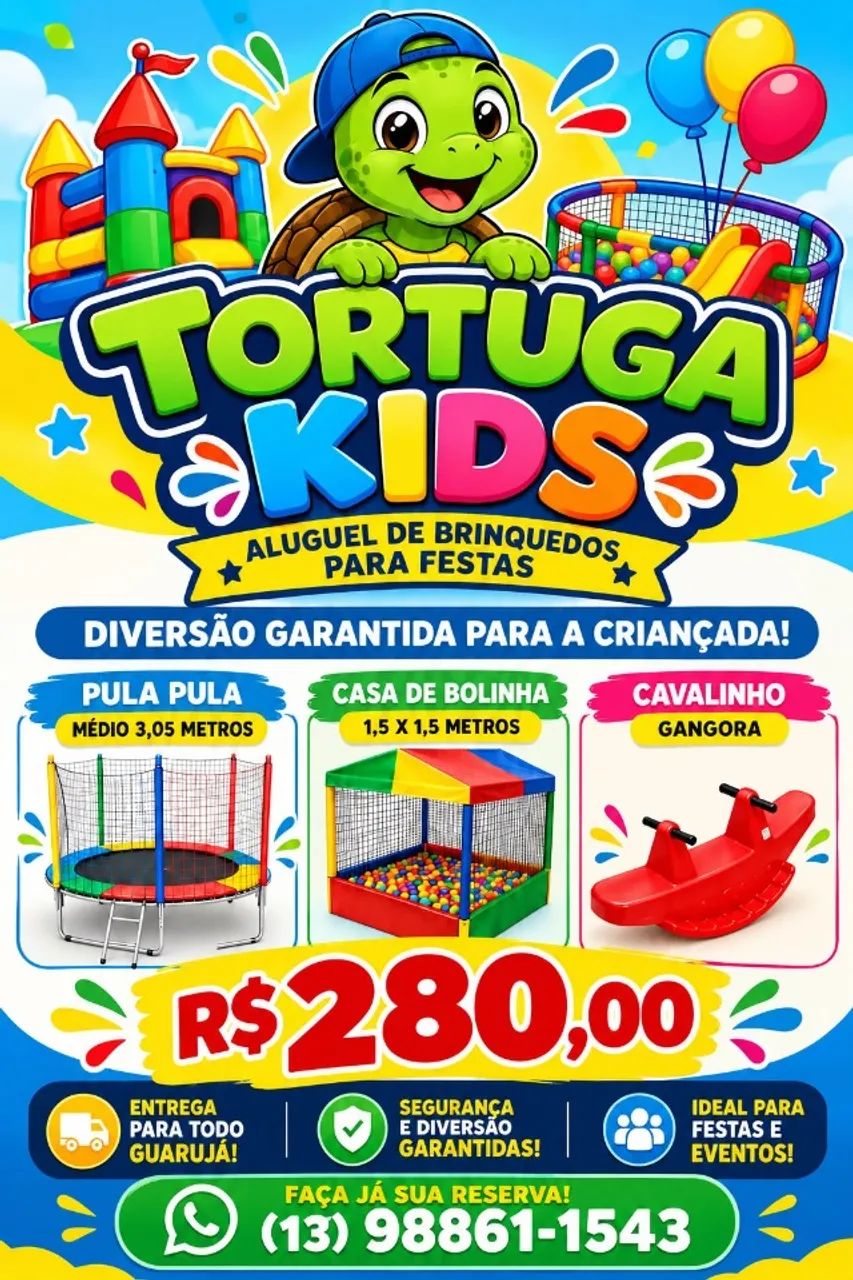 Locação de brinquedos pula pula e piscina de bolinhas - Foto 3