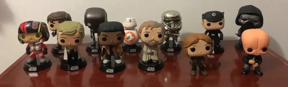 Coleção Funko Pops Star Wars - 12 Personagens - Sem Caixa
