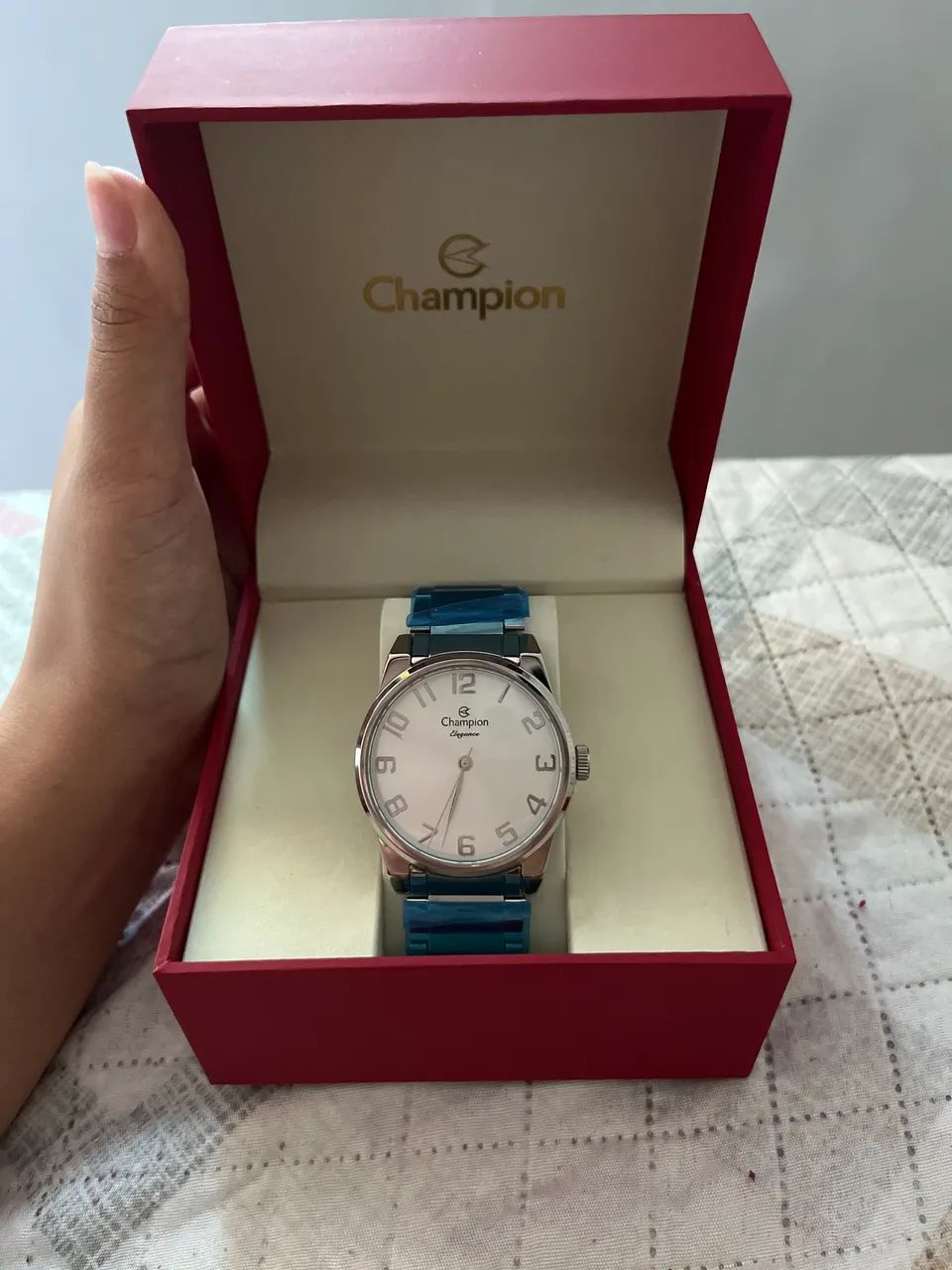 Relógio Champion Elegance prata - NOVO - Foto 4