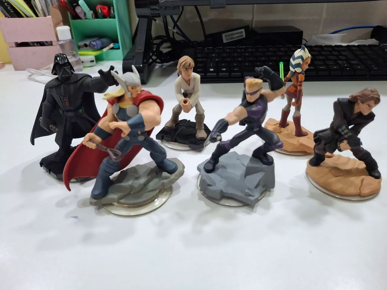 Lote Disney Infinity (com detalhes) funcionando perfeitamente