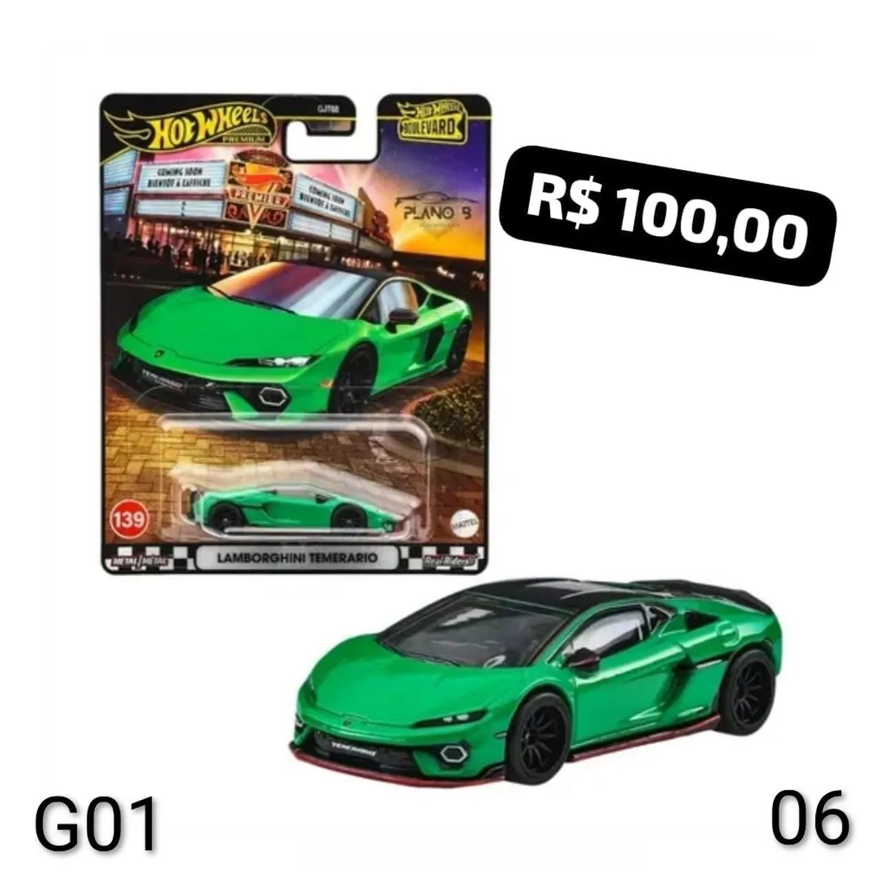 Hotwheels Lamborguini Temerário (Boulevard)