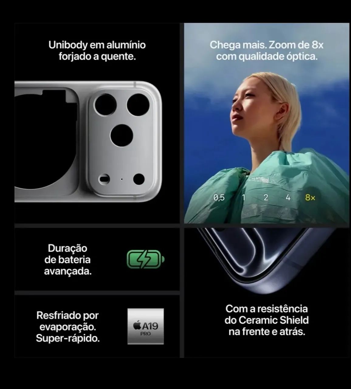 IPHONE 17 PRO MAX - 512GB - AZUL - LACRADO - Foto 4