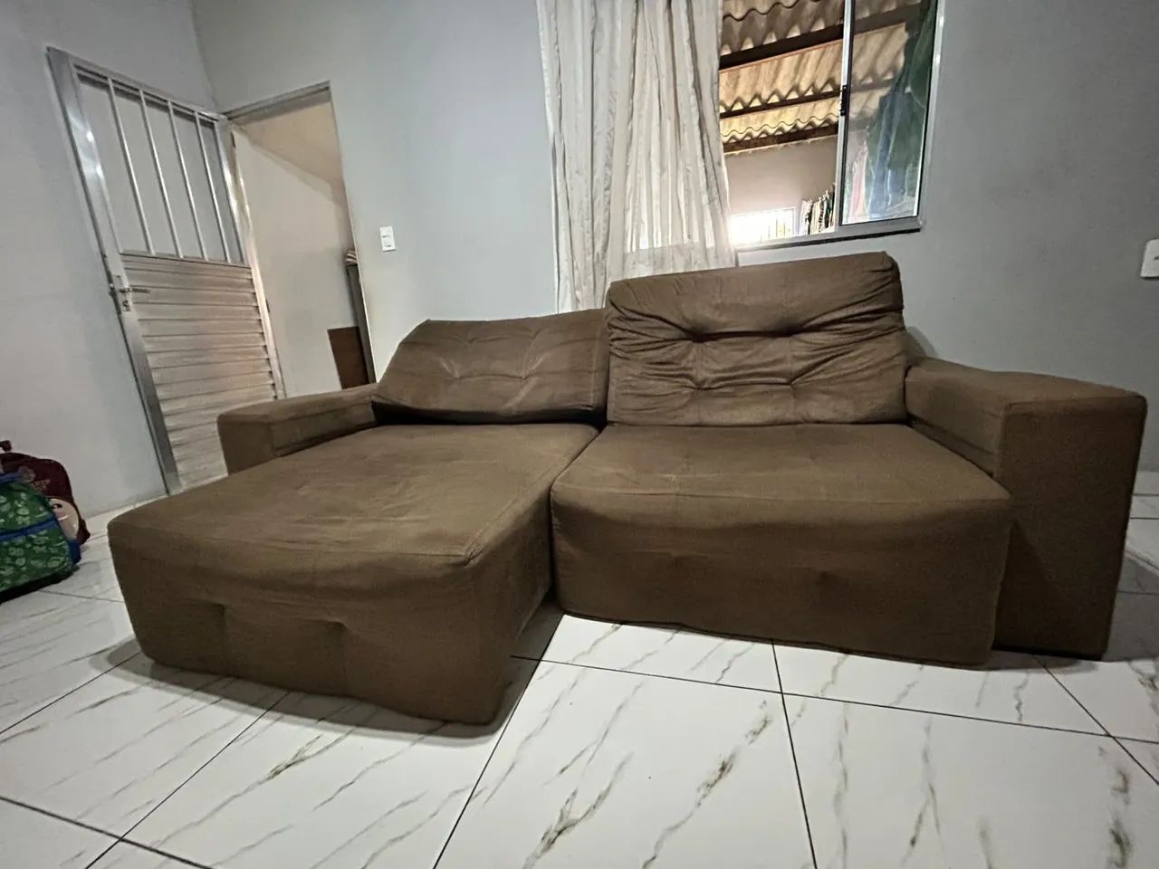 Sofá retrátil reclináveis 2,50. USADO! - Foto 2