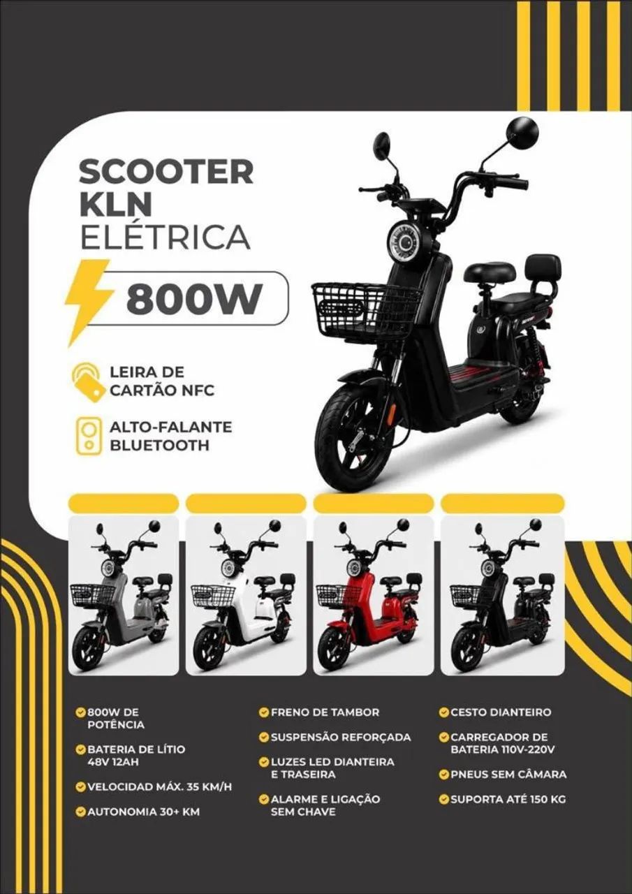 Scooter elétrica Novas - Foto 2