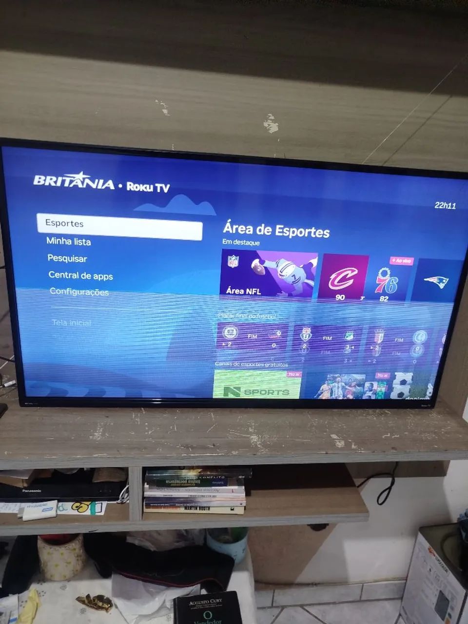 Tv smart 43" 5G defeito 