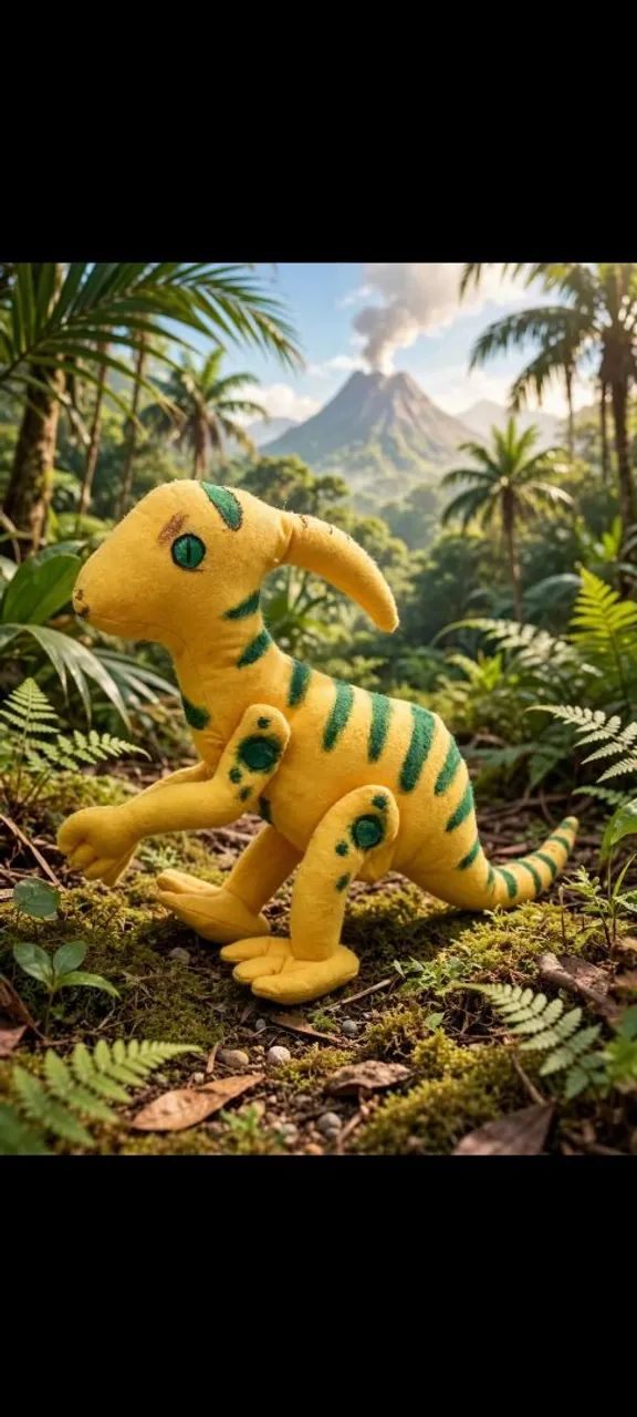 Boneco dinossauro de tecido  - Foto 4