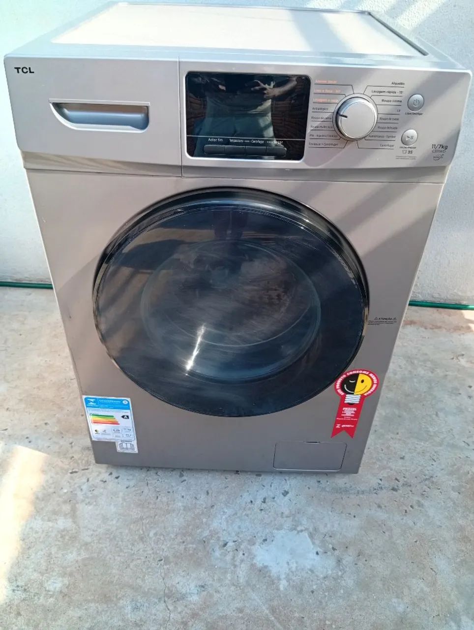 Lava e seca inverter semi nova 