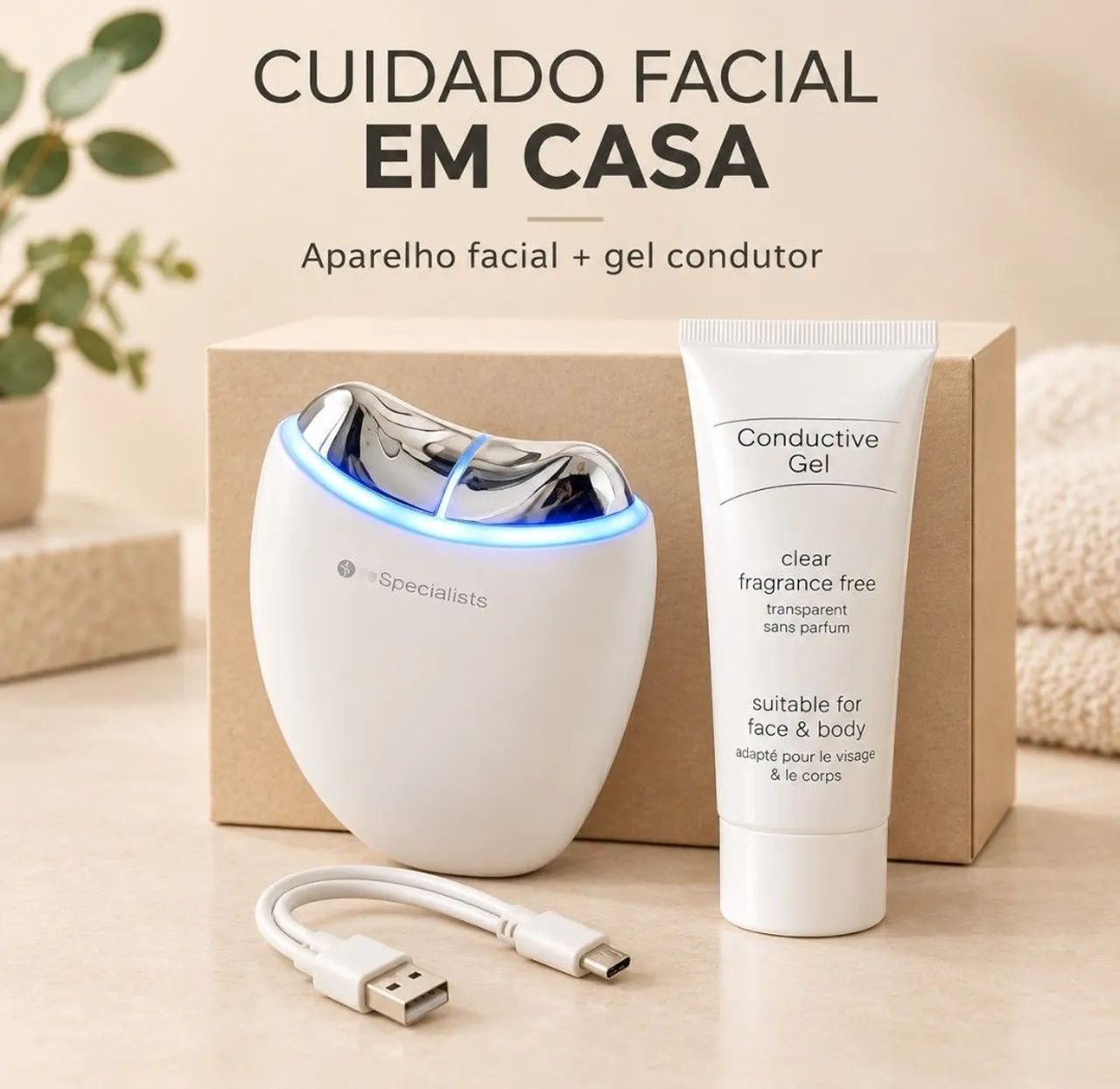 Aparelho de massagem facial - Foto 2