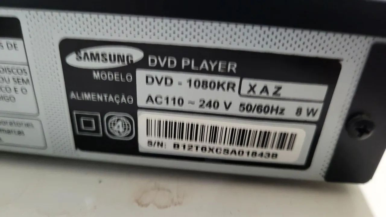 DVD PLAYER SAMSUNG DVD-1080KR - Foto 4