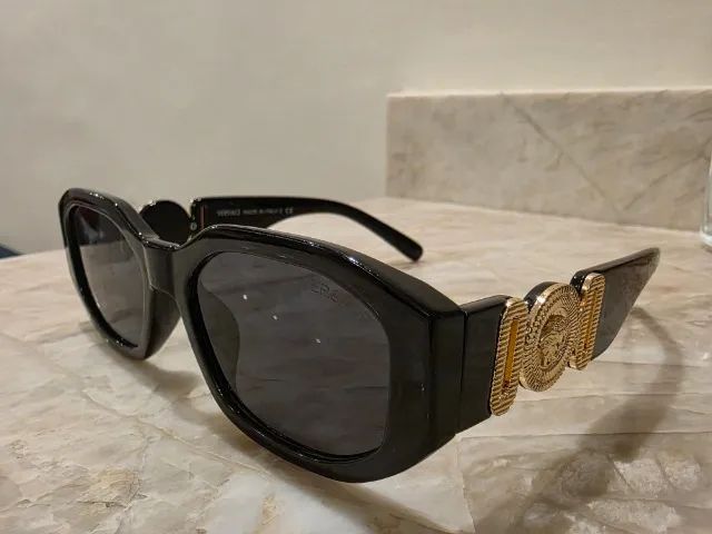 óculos de sol preto lentes cinza vintage
