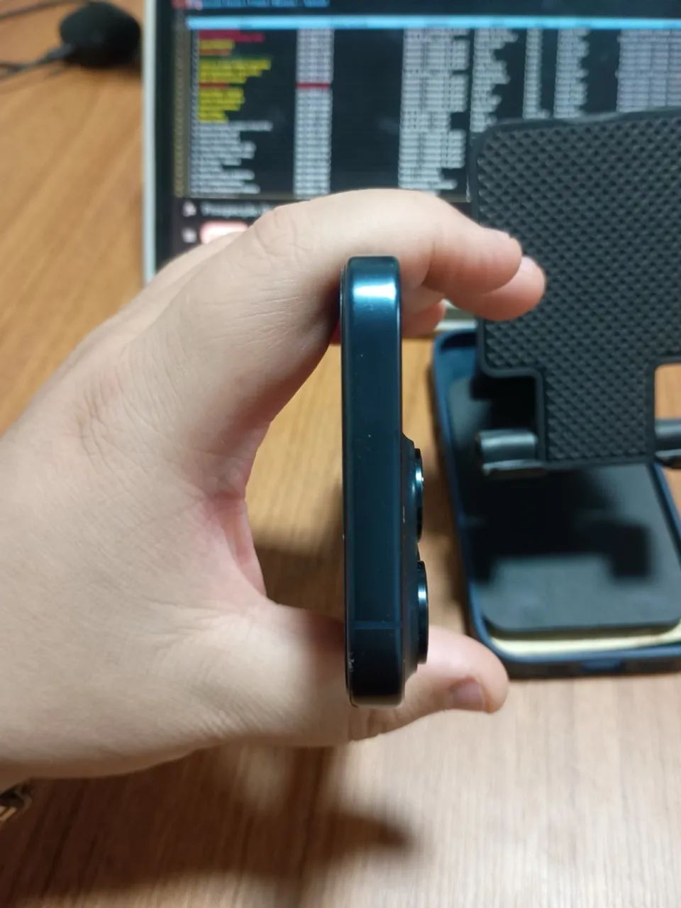 iPhone 15 Pro Titânio Azul - Foto 4