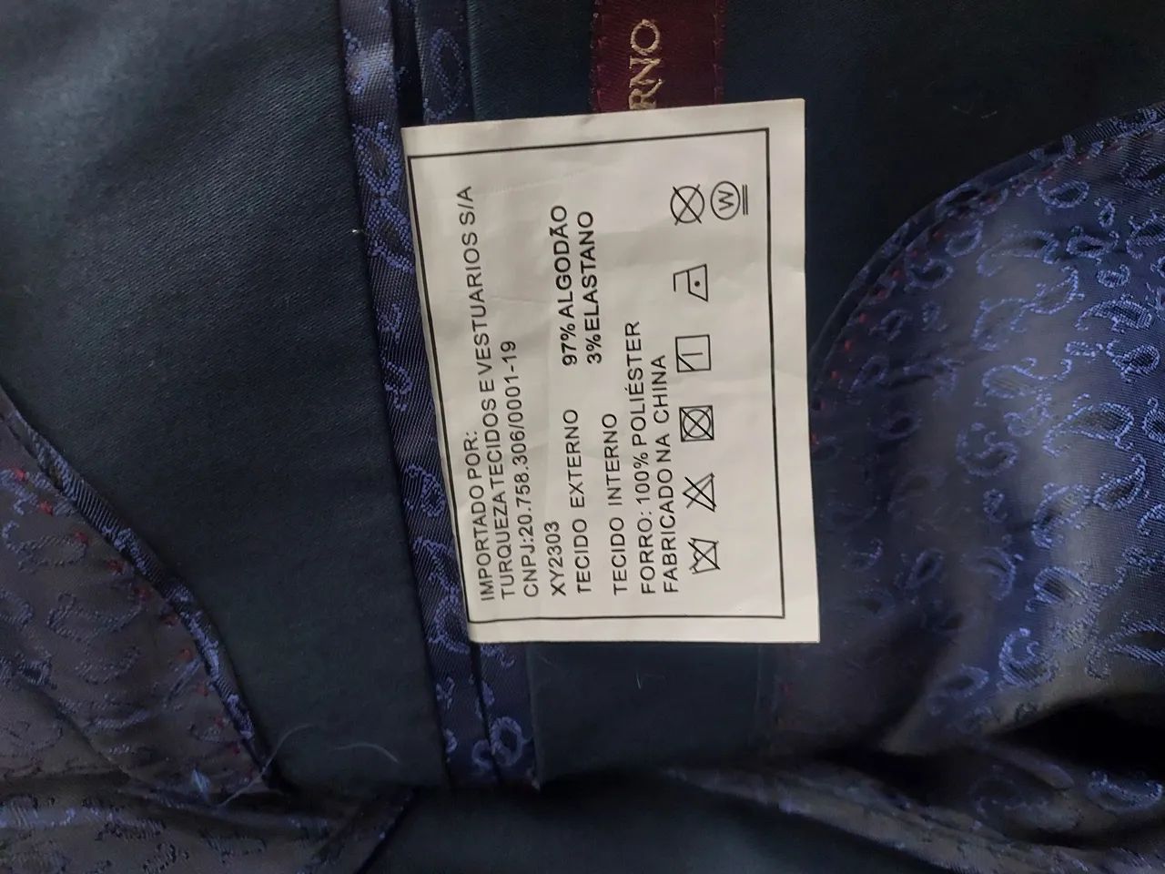Terno slim azul marinho - Foto 2