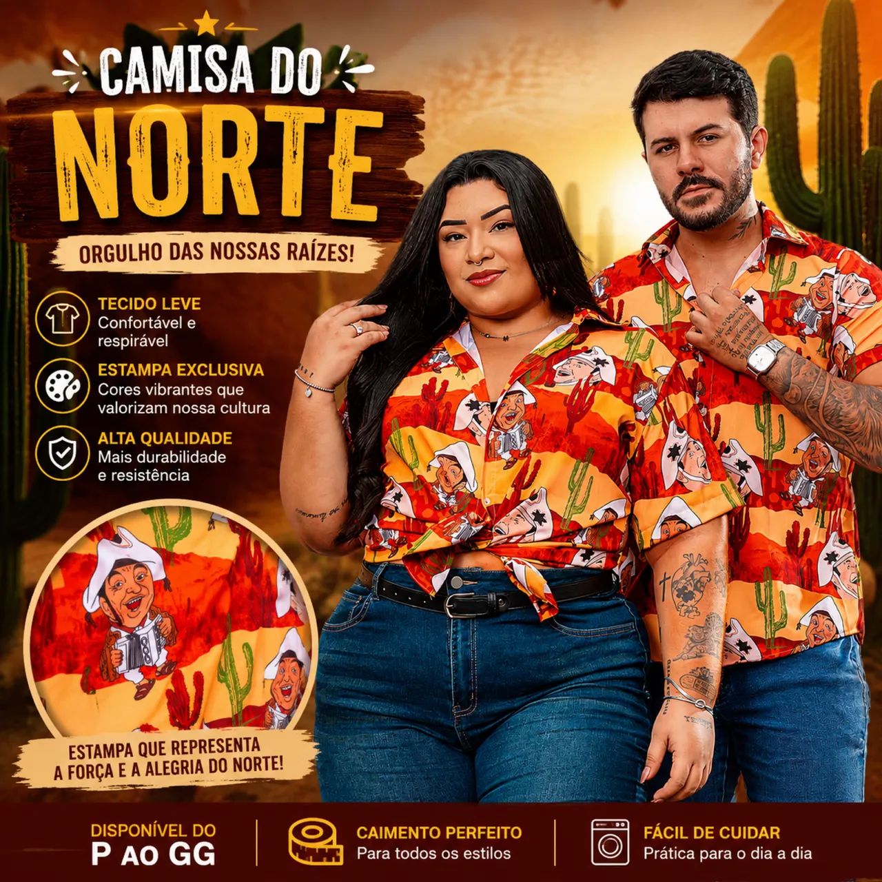 Camisa do Nordeste - Foto 4