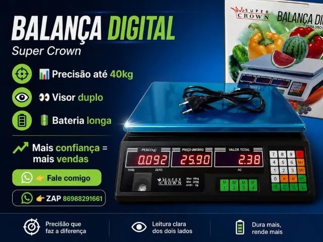 balança digital eletronica 40kg