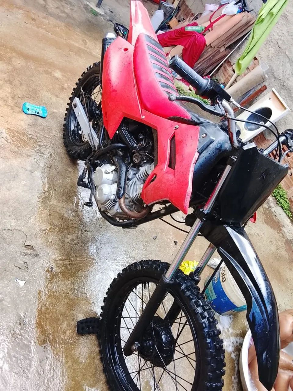 Moto para trilha com.kit da crf - Foto 4
