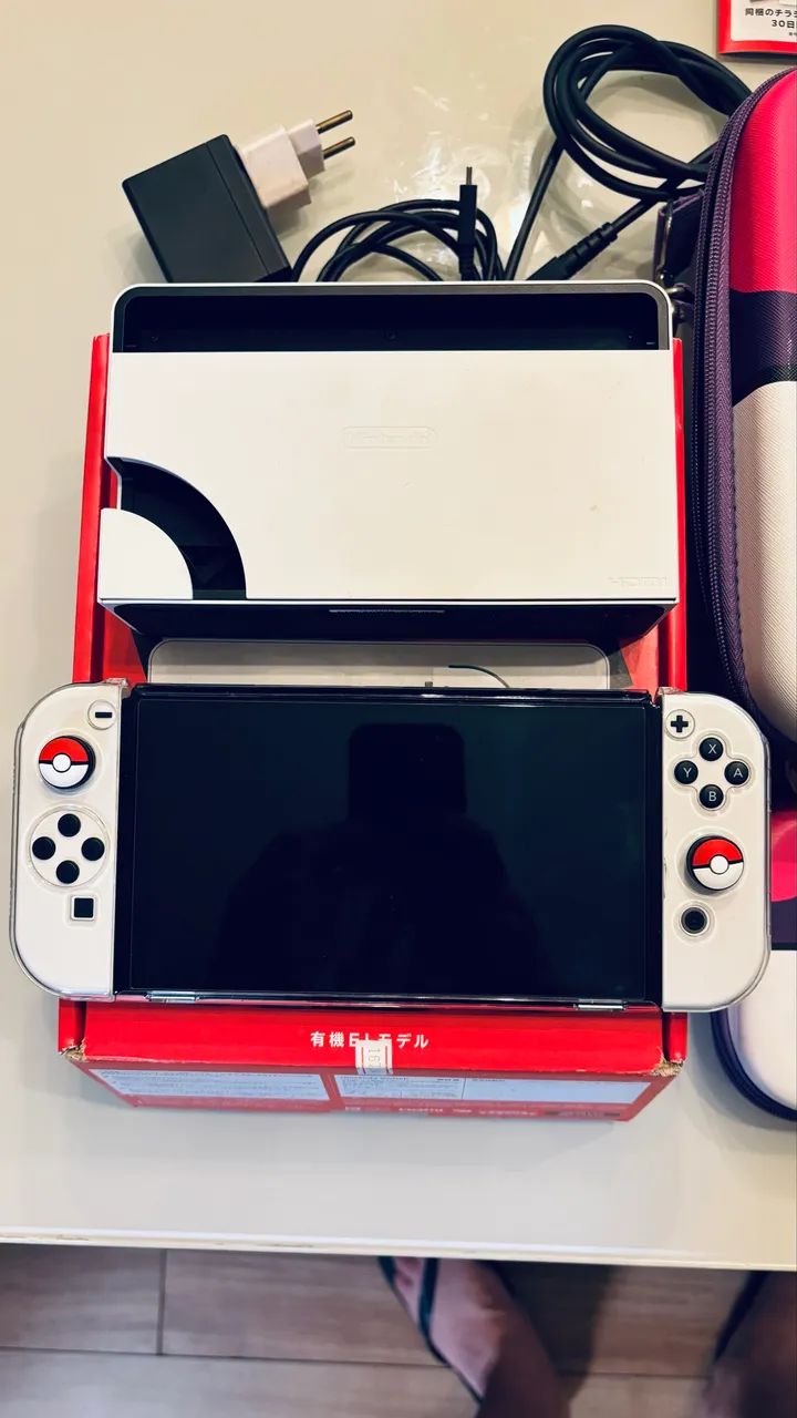 NINTENDO SWITCH OLED DESBLOQUEADO - POUCO USO!  - Foto 5