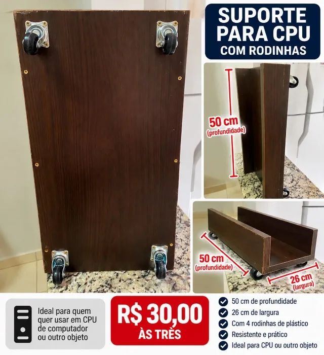 Suporte de rodinhas