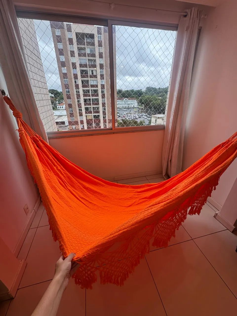 Rede de descanso laranja - Foto 2