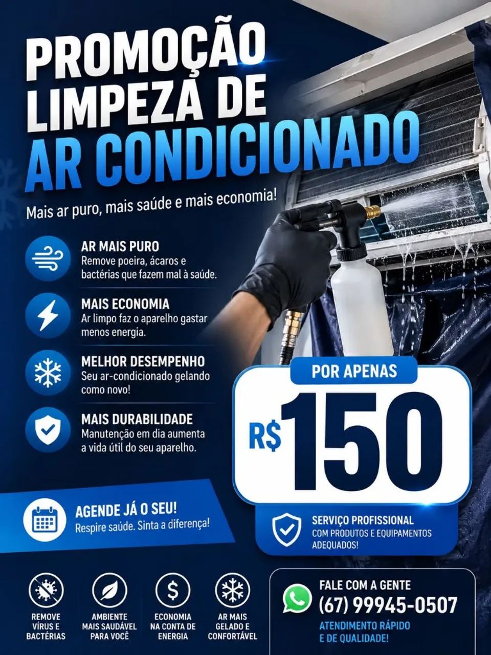 Limpeza Ar condicionado  - Foto 2