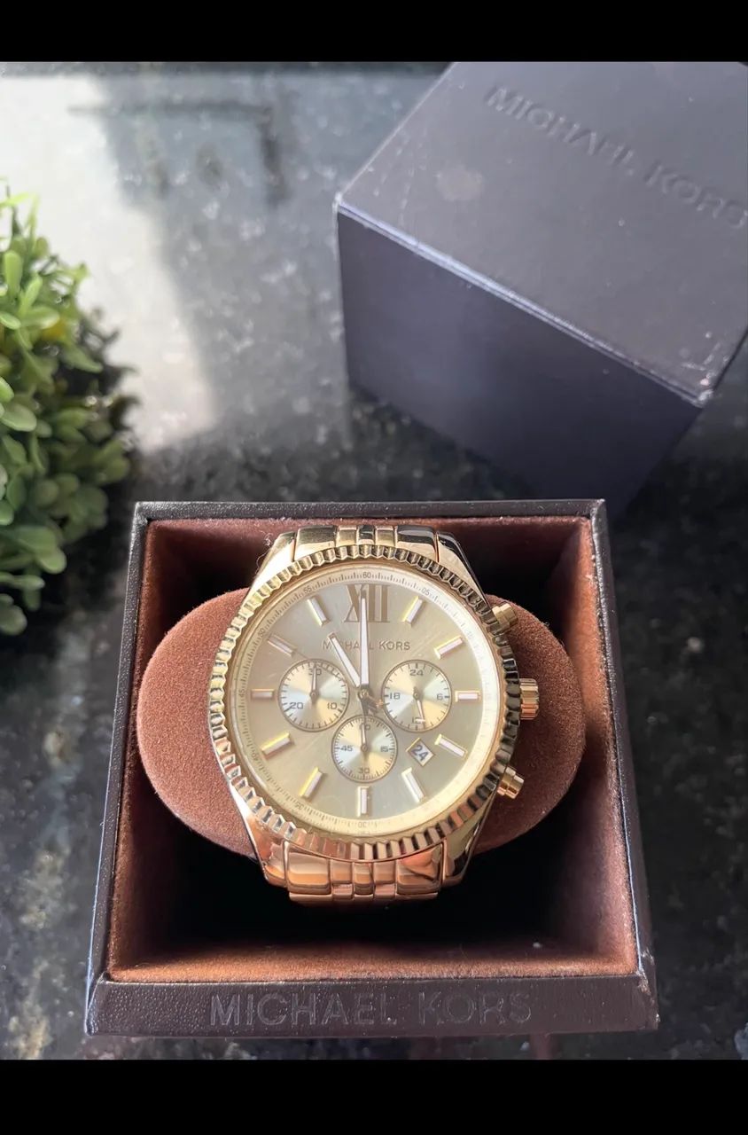 Relógio Michael kors Dourado  - Foto 5