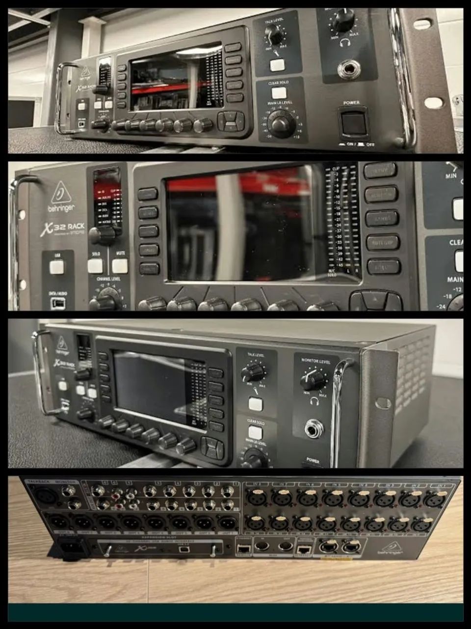 MESA DE SOM BEHRINGER X32 RACK NOVA CAIXA LACRADA 