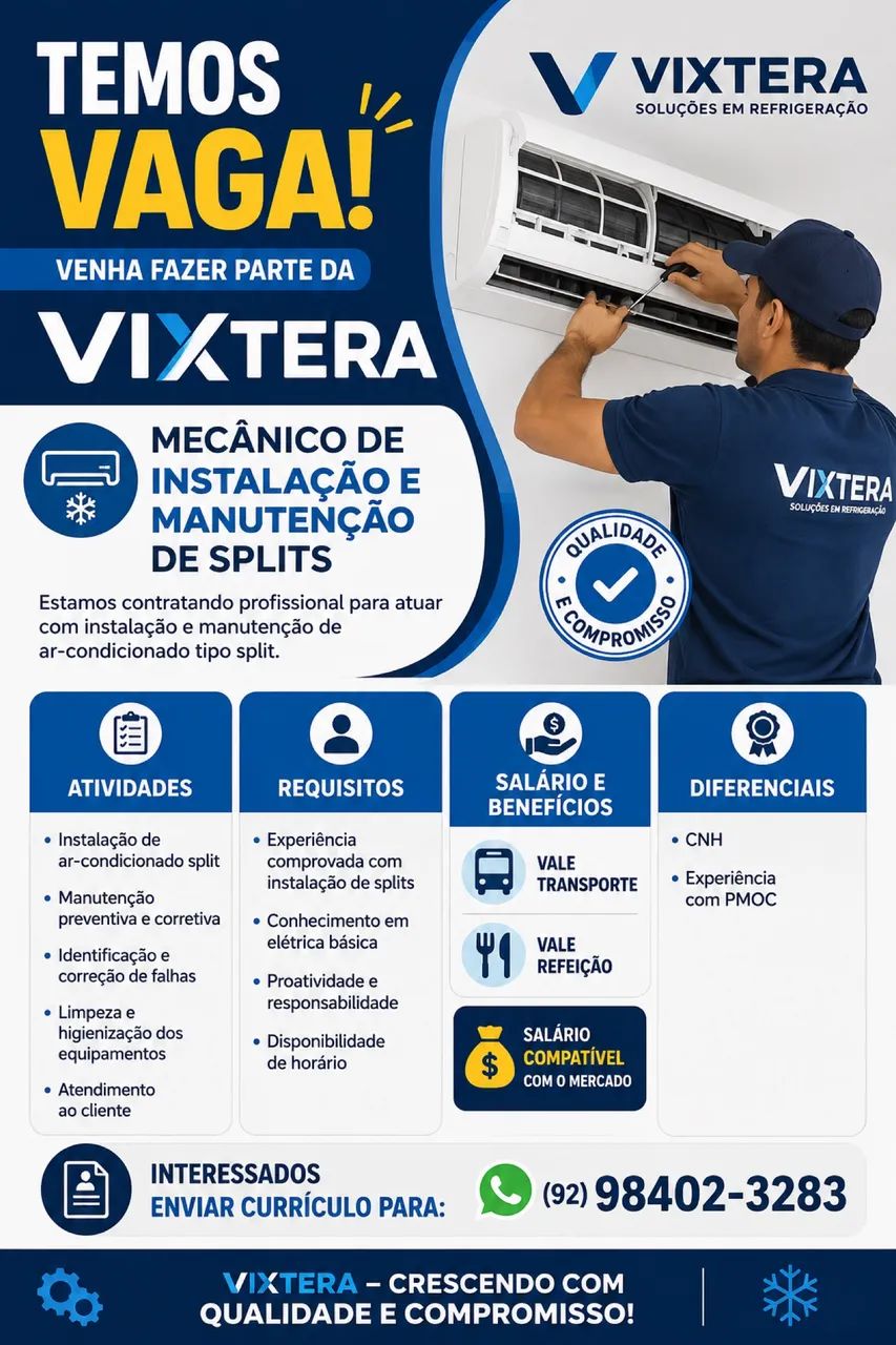 Técnico refrigeração 