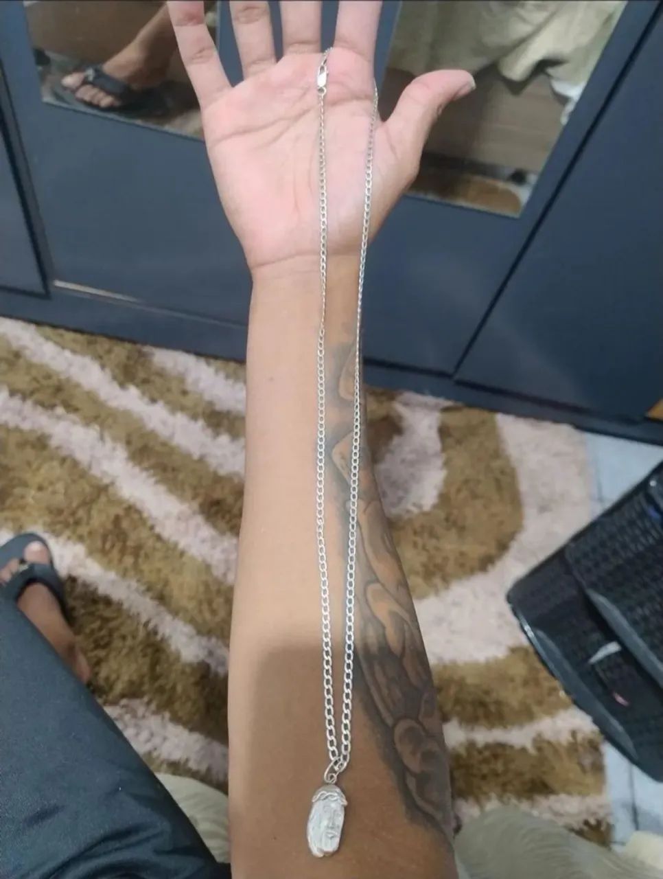 Corrente de prata pra vender 