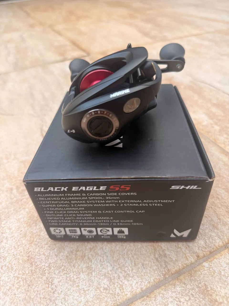 Carretilha Black Eagle SS - Valor 650,00 - Foto 4