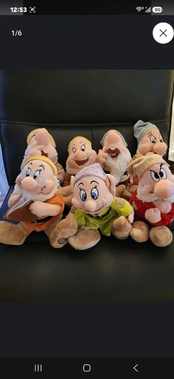 Sete anoes da disney original - Foto 2