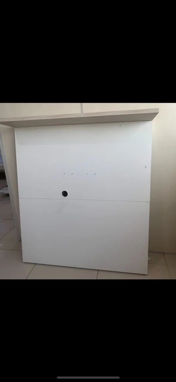 Painel bege e branco mdf 