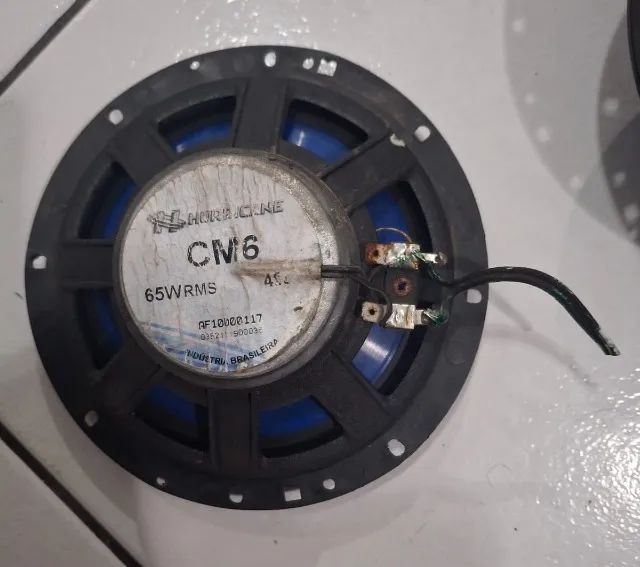 Kit de 4 Alto-Falantes 6 Polegadas Hurricane Azul modelo CM6 com 260W RMS Total (4 Ohms) - Foto 3