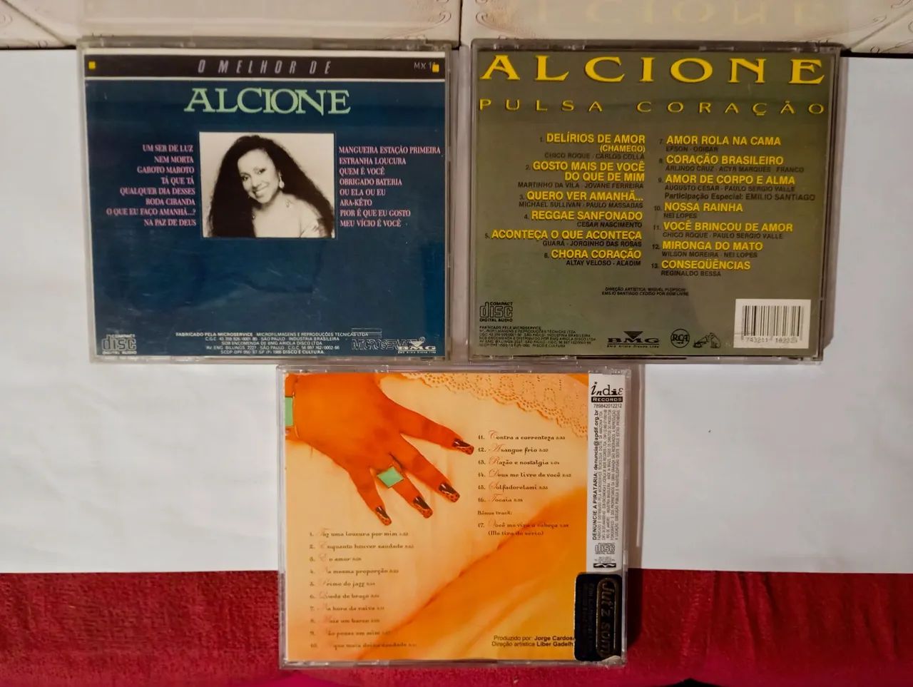 Combo C/ 03 CDs Alcione - Samba / Pagode / MPB - Originais - Foto 2