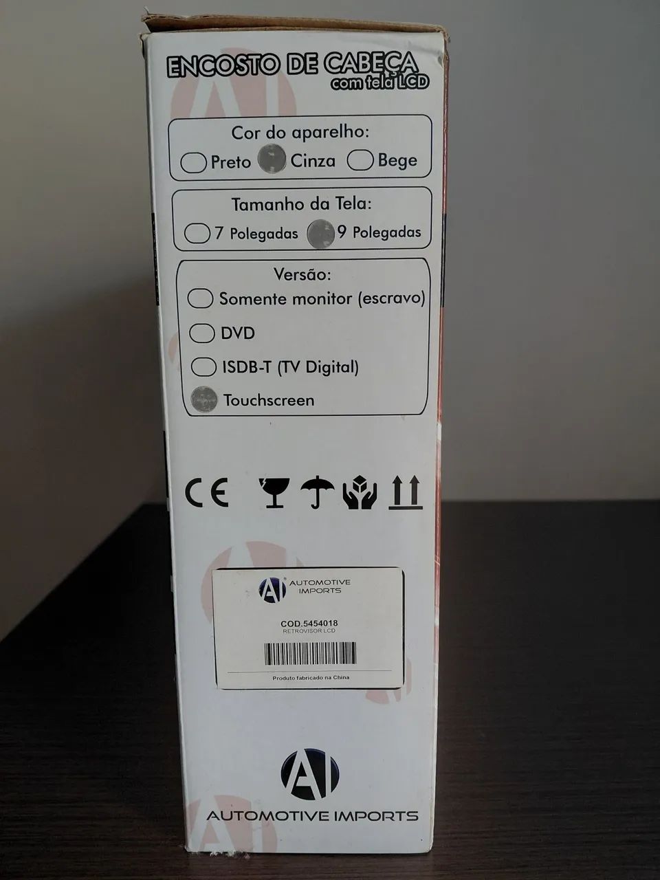 Encosto de cabeça com tela LCD - Foto 3