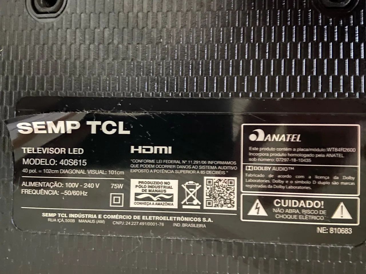 Vende-se TV para retirada de peças  - Foto 4