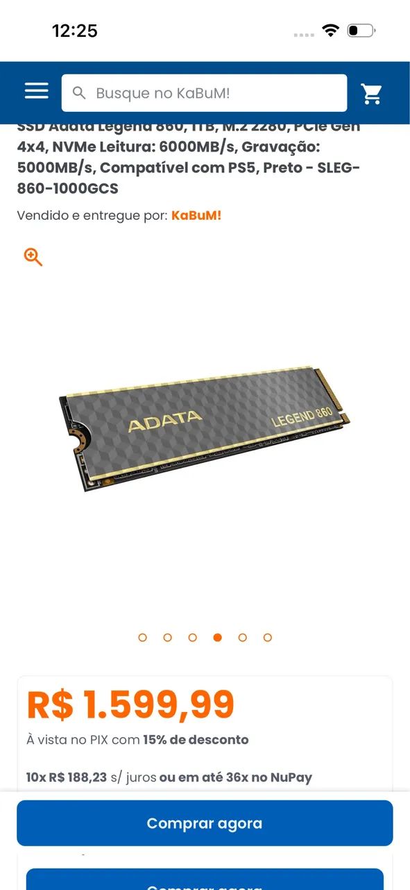 SSD ADATA M.2 860 1TB - Foto 3