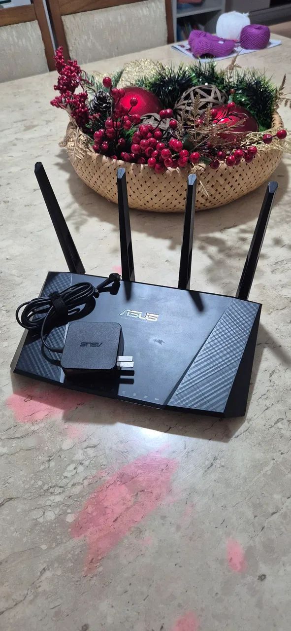 Excelente Roteador ASUS AC87U para peças  - Foto 2
